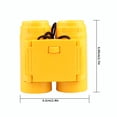 thumbnail image 4 of Xingzhi Télescope Portable pour Enfants, Jumelle Pliable Haute Résolution, Outil d'Observation Extérieur, Jaune, 4 of 9