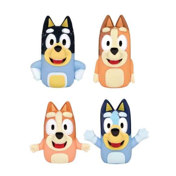 Bluey 4 Piece Jumbo Finger Puppets