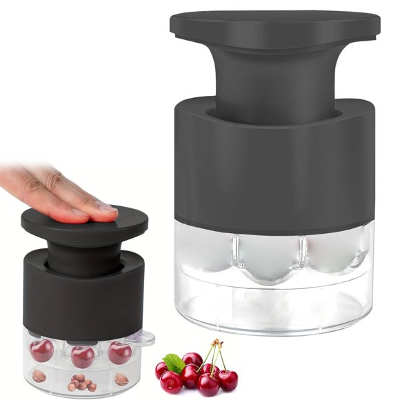 WHEANG Cherry Pitter 7 Hole White Cherry Pitter Tool Quickly Multiple Cherries Seed Remover Time & For Making Cherry Jam Features: