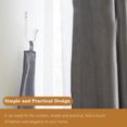 thumbnail image 4 of 4Pcs Curtain Holdbacks Curtain Tiebacks Hooks Tie Backs for Curtains Curtain Holders for Wall Curtain Holder Curtain Tie Backs Wall Mount for Living Room, Bedroom and More(White), 4 of 7