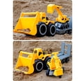 thumbnail image 4 of Baby Shining Car Toy Engineering Car Excavator Model Tractor Toy Dump Truck Model Classic Toy Vehicles Mini Gift for Boy, 4 of 11