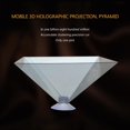 thumbnail image 4 of 3D Hologram Pyramid Display Projector Video Stand for Mobile Phone with Cloth, 4 of 10