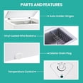thumbnail image 4 of Koolatron 3.5 cu ft Compact Chest Freezer with Manual Defrost (99L), White, 4 of 9
