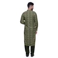 thumbnail image 5 of Atasi Mens Rayon Pathani Kurta Solid Salwar Set Printed Punjabi Kurta for Men, 5 of 5