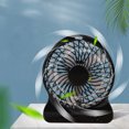thumbnail image 1 of Small Desk Fan, Portable Electric Table Desktop Air Circulator Fans, Desktop USB Charging Fan Three Speed Adjustment Small Fan Silent Fan Portable Small Table Fan Suitable For Office And Bedroom, 1 of 6