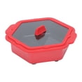 thumbnail image 1 of Elodie Microwave Toaster Sandwich Maker Cookware for Breakfast Restaurant Fried Egg Red, 1 of 8