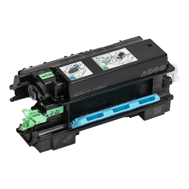 Ricoh Cartouche de toner Noire Originale compatible avec les Imprimantes Ricoh P 501, P 501TL et IM 430Fb. Conception Compacte avec instructions d'Installation Claires et Composants Codés par Couleur pour une Configuration Conviviale. Donne jusqu'à 14 000 Impressions, Ce Qui la Rend Adaptée aux Tâches d'Impression de Bureau à Grand Volume.