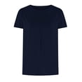 thumbnail image 3 of Liquidation d'Économies! BEFOKA T-Shirt pour Femmes Grande Taille, Blouse d'Été Décontractée pour Femmes, Blouse à Manches Courtes Imprimée pour Femmes à Col Rond Décontractée, 3 of 4