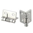 thumbnail image 3 of MYG for Stainless Steel Self-Closing Spring Door Hinges 2-Pack, Heavy Duty Hardware for Cabinets Boxes Instrument Cases, 1 Inch Options, Silver Brushed Finish, 3 of 10