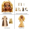 thumbnail image 2 of Rainbow Vision Rainbow High Rainbow Divas- Meline Luxe (Gold Yellow) Fashion doll, 2 of 6