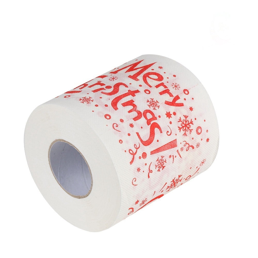 Dvkptbk Home Santa Claus Bath Toilet Roll Paper Christmas Supplies Xmas Decor Tissue C