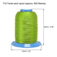 thumbnail image 4 of Unique Bargains Green Bonded Polyester Thread, Extra-strong, 710 Yards, 420D/0.45mm, 4 of 4