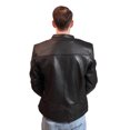 thumbnail image 2 of Classyak Men's Fashion Real Leather Zipper Stylish Moto Jacket, 2 of 2
