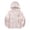 Rose Clair, variante sur Veste Imperméable Légère pour Filles avec Capuche