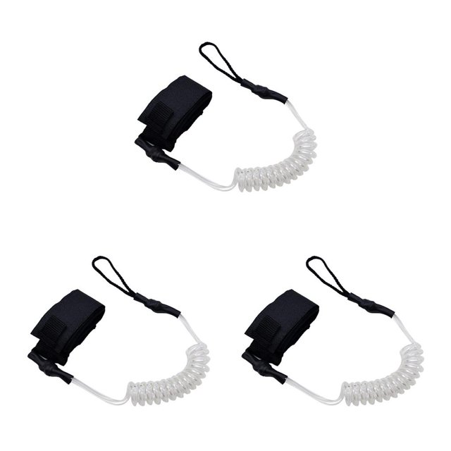 relayinert 1/2/3/5 Elastic Leash for Paddle Safety Rods and Boats Stretchable and Resilient Clear 45cm 3PCS