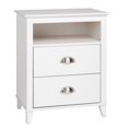 thumbnail image 4 of Prepac Yaletown White 2-Drawer Tall Nightstand, 4 of 5