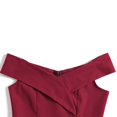 thumbnail image 4 of 2025 Femmes Vintage Vague Point Femmes Formelles Longues Robes pour Invitée de Mariage Sans Manches une-Col Épaule Vintage Formelle Invitée de Mariage Robe Queue, 4 of 7