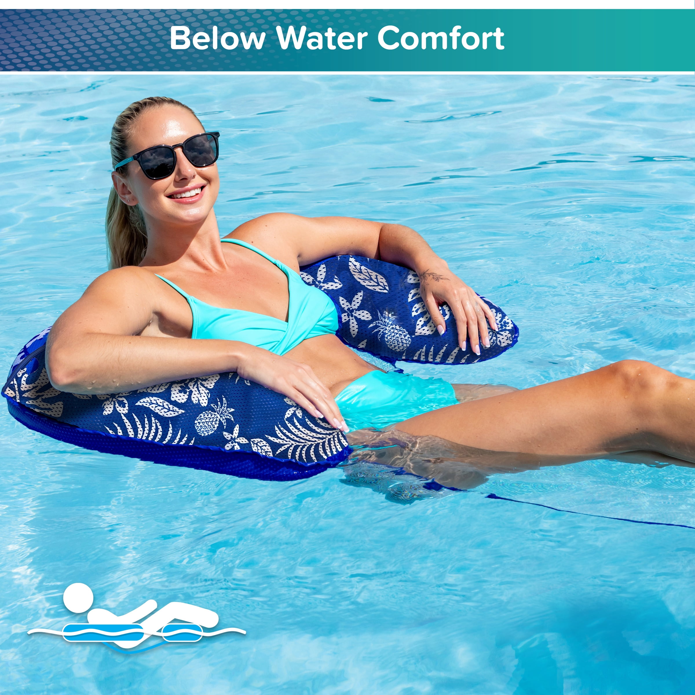 Aqua Leisure 3-in-1 Lounge Pool Chair
