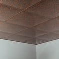 thumbnail image 5 of Fasade Miniquattro Vinyl Ceiling Panel 2ft x 2ft 5 Pack Copper Fantasy Class A Fire Rated, 5 of 5
