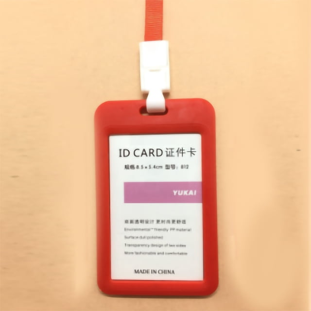 Employee Job Badge Badge Holder Job Badge Badge Holder With Lanyard Id Badge Holder Employee Job Badge Double Sided Transparent Employee Work Card Student Card Badge Holder With