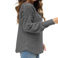 thumbnail image 3 of Stylish and Warm Women‘s Pullover with Ruched Detailing, 3 of 5