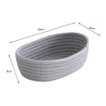 thumbnail image 4 of Home Textile Storage Compact Woven for Organizing Tiny Items Ideal Decorative Hampers for Home Bedroom, 4 of 5