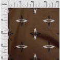 thumbnail image 1 of oneOone Silk Tabby Fabric Arrow Ikat Printed Craft Fabric BTY 42 Inch Wide, 1 of 4