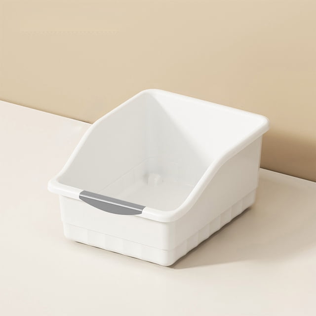 Wuztai Multi Functional Storage Box with Wheels, Large Capacity Plastic Storage Basket for Bathroom Kitchen, Home Organization Box with Pulley and Handle for Snacks Drinks