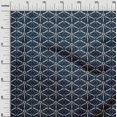 thumbnail image 2 of oneOone Cotton Poplin Fabric Geometric Kasuri Decor Fabric Printed BTY 42 Inch Wide, 2 of 4
