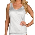 thumbnail image 2 of Women's Shadowline 2410 Princess Wide Strap Camisole (White 38), 2 of 4