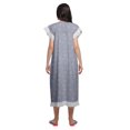 thumbnail image 4 of Moomaya Chemise de Nuit d'Allaitement à Col Rond Imprimée pour Femmes en Coton, 4 of 6