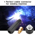 thumbnail image 3 of 1Pcs DKJ10-25 Black European Style Welding Cable Rapid Connector Quick Fitting Adapter, 3 of 9