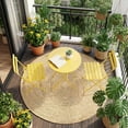 thumbnail image 2 of Gaderth Ensemble Bistro Pliant de Patio 3 Pcs, Table Bistro Extérieure en Métal et Chaises avec Table Ronde, Mobilier de Patio Compact pour Balcon, Véranda, Terrasse, Jardin, Appartement et Petits Espaces, 2 of 7