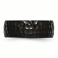 thumbnail image 3 of Titanium Black IP-Plated Hammered 8mm Band Ring 11.5 Size, 3 of 6
