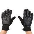 thumbnail image 1 of Riding Gloves,Microfiber Leather Mountain Bike Black Gloves Gloves Streamlined Design, 1 of 13