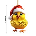 thumbnail image 3 of Meitianfacai Cute Rooster Car Pendant Home Tree Decoration Christmas Tree Ornament Home Decor, 3 of 6