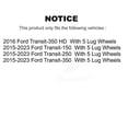 thumbnail image 2 of Genius Rear Coated Disc Brake Rotors Pair for Car Ford Transit-250 Transit-150 Transit-350 HD with 5 Lug Wheels KG-100459, 2 of 9