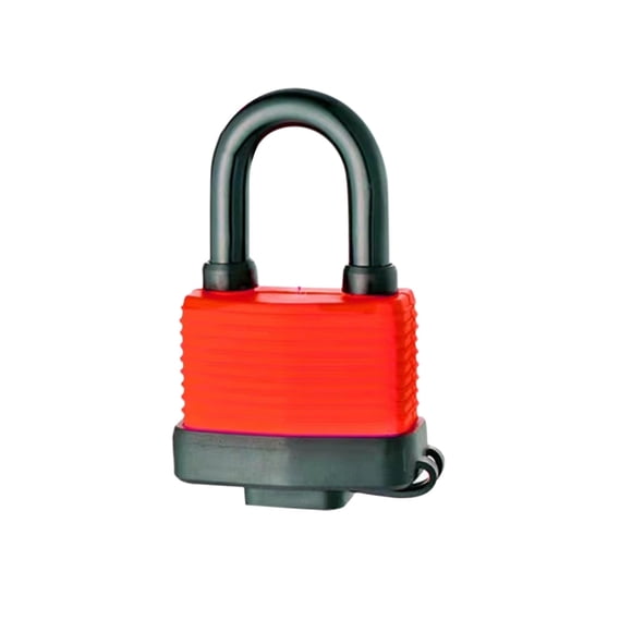 Cagogo Outdoor Padlock, Waterproof Rustproof Heavy Duty Lock for Gate Door Shed, Large Brass Cylinder Security Lock for Patio Storage Garage, High Security Padlock for Outdoor Use