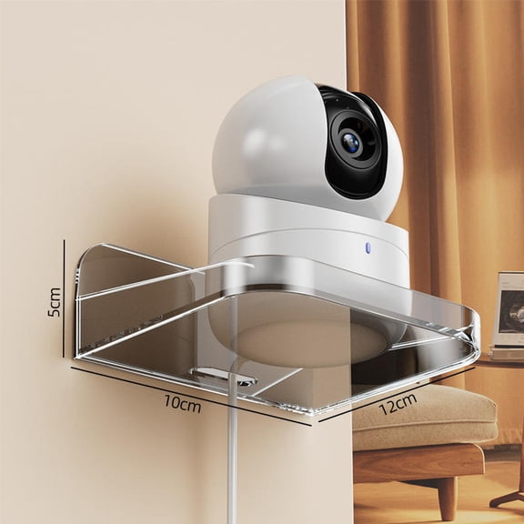 Check the position, camera storage rack, wall, no drilling storage box, mobile phone, pet viewing, elderly remote monitoring storage rack