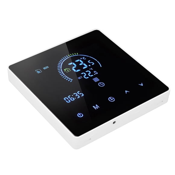 Smart Thermostat, 3500W Touch Screen Thermostat Intelligent Timing  Sensing Line 5-60 Temperature Setting  for Home 16Awith  Sensing Line,16A with WiFiwith  Sensing Line