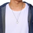 thumbnail image 4 of kurtrusly Collier Urne Commémorative Ouvrable Mode Cœur d'Amour pour Fête Action de Grâce Argent, 4 of 9