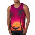 thumbnail image 2 of Birdeem Nouveau Débardeur Décontracté Mode Homme Été Floral Hawaïen Imprimé Sport Col Rond, 2 of 5