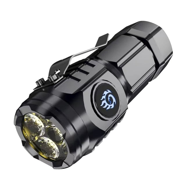 EIGTHTAIL Lampe de Poche Mini Monstre à Trois Yeux Lampe de Poche Mini Monstre à Trois Yeux Super Puissante Rechargeable