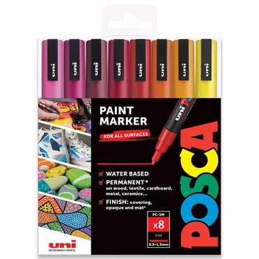 1pcs Uni Posca Pc-3m Paint Marker- Extra Fine Bullet Tip 0.9-1.3mm Art ...