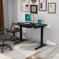 thumbnail image 2 of LJ 47” Electric Height Adjustable Sit-Stand Computer Desk - Black, 2 of 5