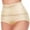 #483-Yellow, variant on Warop Women's Shapewear Panties, High-Waisted with Cross Straps for Tummy Control and Butt-Lifting, Lightweight and Breathable, for Daily Wear and Comfort