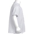 thumbnail image 3 of MesaSe Chemises d'Été en Lin pour Homme à Manches Courtes Unies Décontractées Amples Robe Hauts Doux T-Shirt Bleu m, 3 of 7