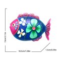 thumbnail image 1 of Holiday Home Decor Hanging Ornament Iron Fish Decorations room Decorative Accents, 1 of 2