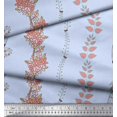 thumbnail image 2 of Soimoi Rayon Fabric Bird,Cage & Floral Artistic Print Sewing Fabric Yard 42 Inch Wide, 2 of 3
