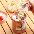 thumbnail image 4 of 2 Pack Breakfast On the Go Cups 2-Tier Yogurt Cup to Go with Spoon 990ml Yogurt Cup Container Leak Proof Yogurt Cereal Container Portable for Milk Cereal Salad Breakfast, 4 of 9